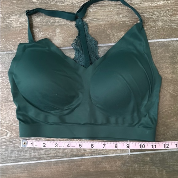 Soma Green Enbliss Seamless racerback Bra with Adjustable Straps - Picture 2 of 4